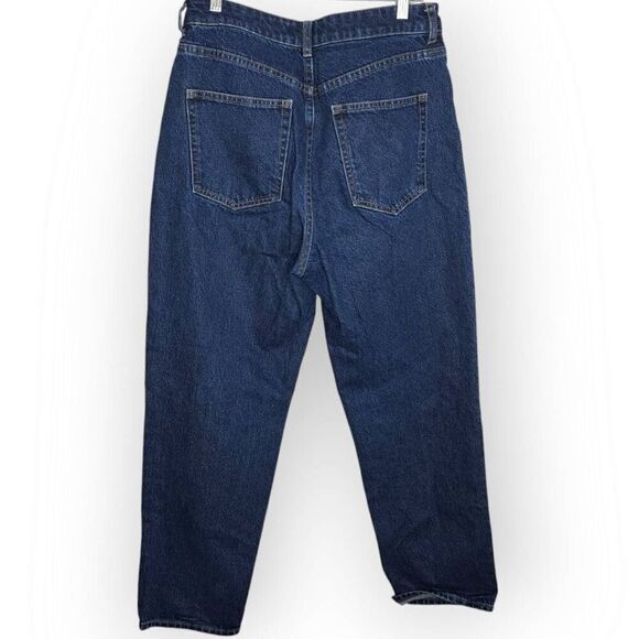 H&M Women's Mom Jeans in Dark Blue Wash size 10 - Picture 4 of 6